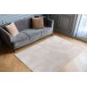 Tapis moderne abstrait avec franges Rassia