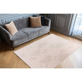 Tapis géométrique avec franges moderne Metric