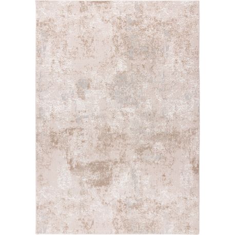 Tapis abstrait moderne avec franges Celano