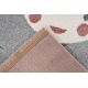 Tapis multicolore enfant doux Homere