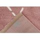 Tapis chambre d'enfant rose doux Huellia