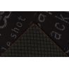 Tapis de cuisine lavable en machine noir Edene