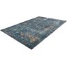 Tapis vintage rectangle rayé multicolore Nagari