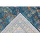 Tapis vintage rectangle rayé multicolore Nagari