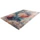 Tapis multicolore vintage rectangle rayé Ourik