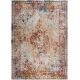 Tapis rayé multicolore vintage rectangle Izri