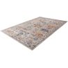 Tapis vintage rectangle multicolore rayé Othelo