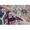 Tapis vintage rectangle multicolore rayé Othelo