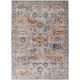 Tapis vintage rectangle multicolore rayé Othelo