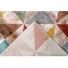 Tapis géométrique design multicolore Cirillo