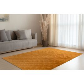 Tapis effet 3D uni moderne doux Flotissy