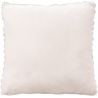 Coussin doux uni effet 3D moderne Malko