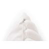 Coussin doux uni effet 3D moderne Malko