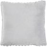 Coussin doux uni effet 3D moderne Malko