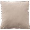 Coussin doux uni effet 3D moderne Malko