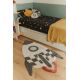 Tapis enfant lavable en machine coton Rocket