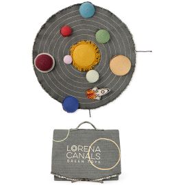 Tapis de jeu rond enfant coton Solar