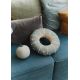 Coussin rond enfant coton UFO