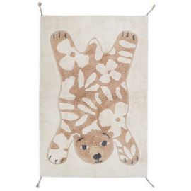 Tapis avec franges enfant lavable en machine Flowerbear