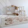 Tapis avec franges enfant lavable en machine Flowerbear