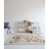 Tapis avec franges enfant lavable en machine Flowerbear