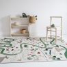 Tapis enfant multicolore rectangle Garden Life