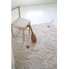 Tapis coton avec franges lavable en machine enfant Gentle Flora