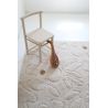 Tapis coton avec franges lavable en machine enfant Gentle Flora