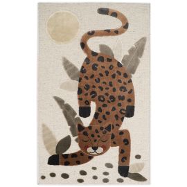 Tapis enfant rectangle antidérapant Little Jaguar