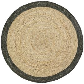 Tapis rond naturel enfant Yhuki