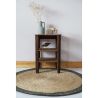 Tapis rond naturel enfant Yhuki