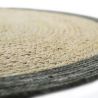 Tapis rond naturel enfant Yhuki