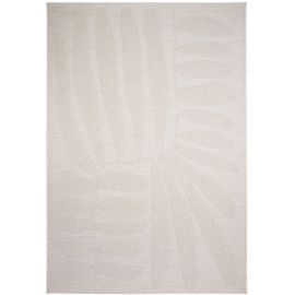 Tapis rectangle enfant blanc et beige Minerva