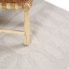 Tapis rectangle enfant blanc et beige Minerva