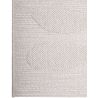 Tapis rectangle enfant blanc et beige Minerva