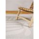 Tapis rectangle enfant blanc et beige Minerva