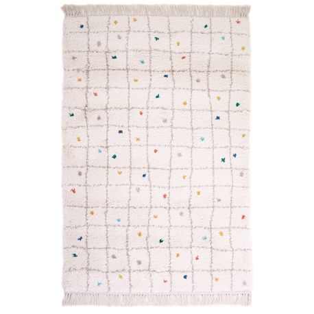 Tapis multicolore rectangle enfant Rittah