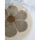 Tapis rond enfant fleur Daisy