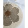 Tapis rond enfant fleur Daisy