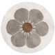 Tapis rond enfant fleur Daisy