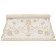 Tapis enfant rectangle jaune Jaipur