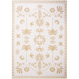 Tapis enfant rectangle jaune Jaipur