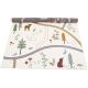 Tapis multicolore enfant rectangle Little Forest