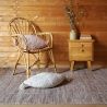 Tapis laine et coton avec franges enfant Lhena