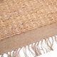 Tapis jute chambre enfant avec franges Viggo