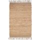 Tapis jute chambre enfant avec franges Viggo