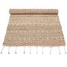 Tapis coton et jute enfant avec franges Sierra