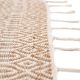 Tapis coton et jute enfant avec franges Sierra