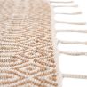 Tapis coton et jute enfant avec franges Sierra