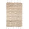 Tapis coton et jute enfant avec franges Sierra